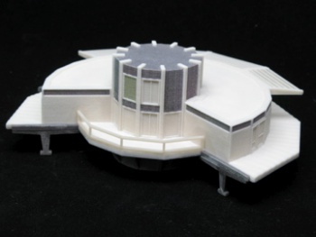 project 3: printed model of elevated round house - printed January 2007